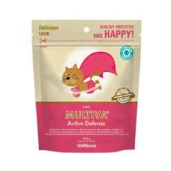 Vetnova - Multiva Active Defense Cat* Parafarmacia Per Gatti|Mangime Complementare E Integratore