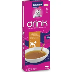 Vitakraft - Cat Drink Snack Gusto Pollo e Taurina* Snack E Masticabili Per Gatti