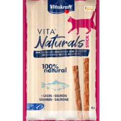 Vitakraft - Vita Naturals Cat Sticks Salmone* Snack E Masticabili Per Gatti
