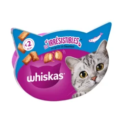 Whiskas - Temptations con Salmone* Snack E Masticabili Per Gatti